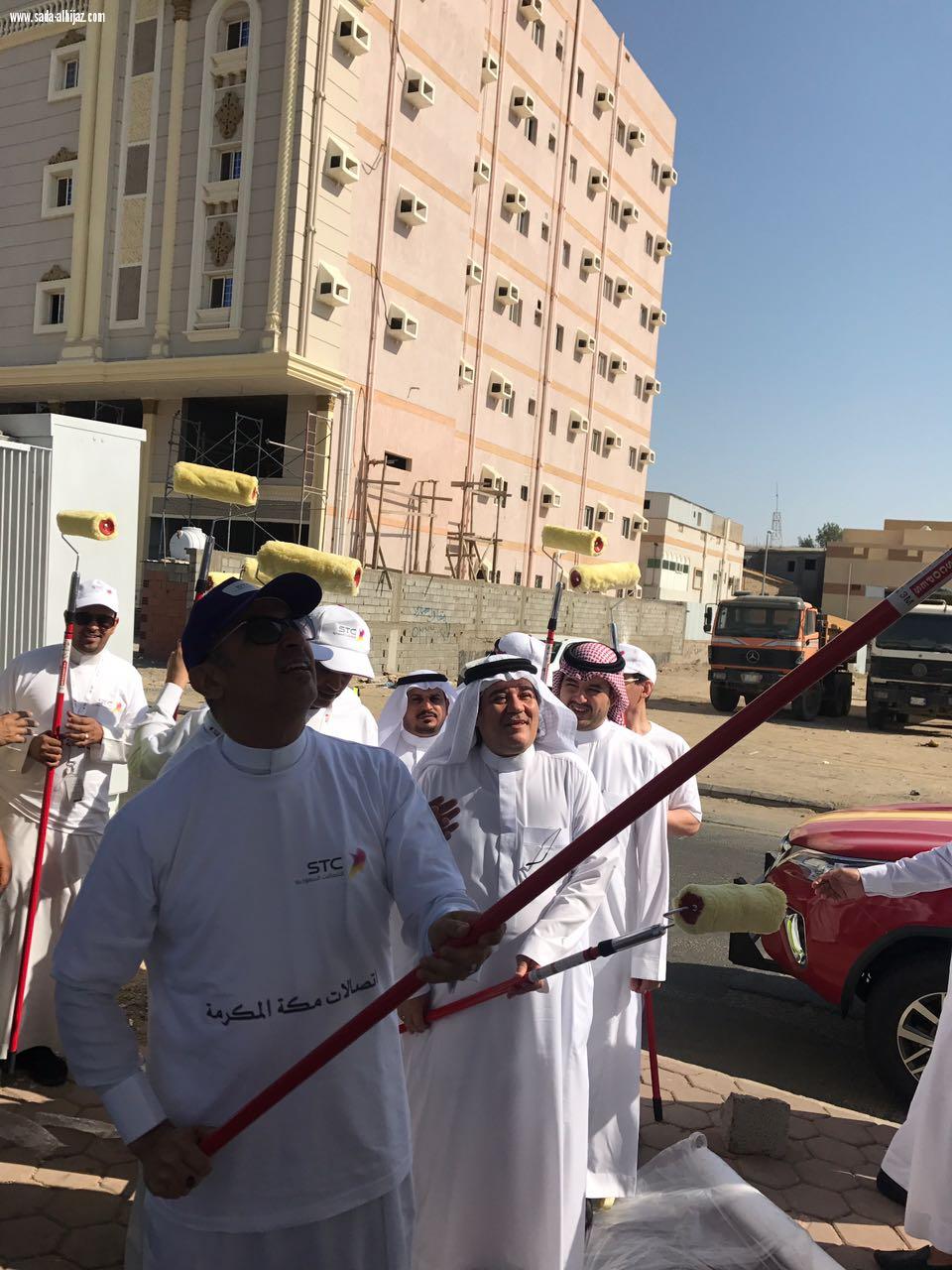 إنطلاق أعمال الفريق التطوعي بإتصالات منطقة مكة بمشاركة امانة العاصمة المقدسة 