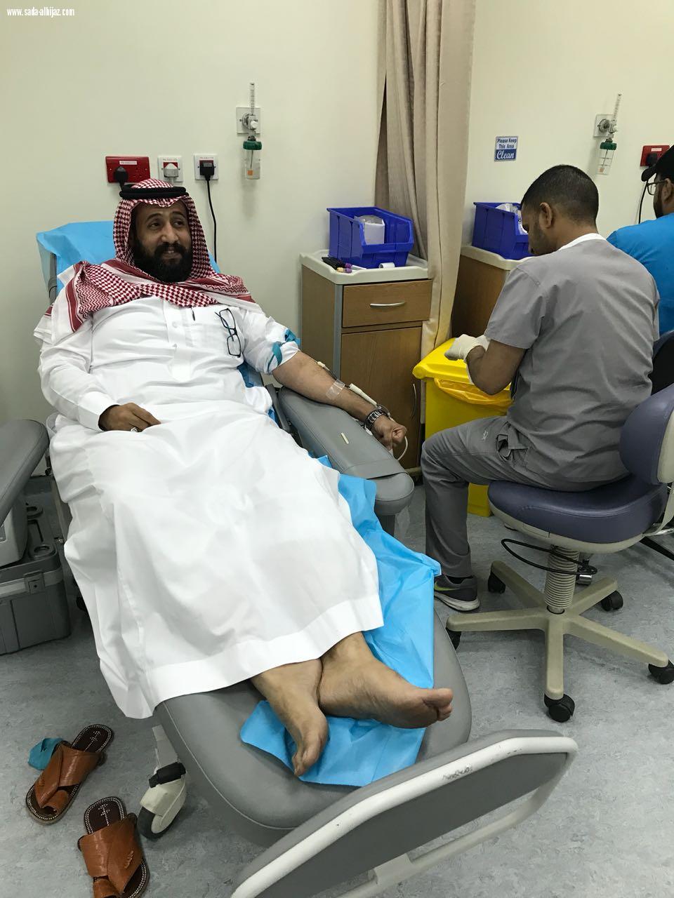 مجمع الملك عبدالله يحتضن حملة تبرع هلال جدة بإحتساب اربع ساعات تطوع للمتبرع