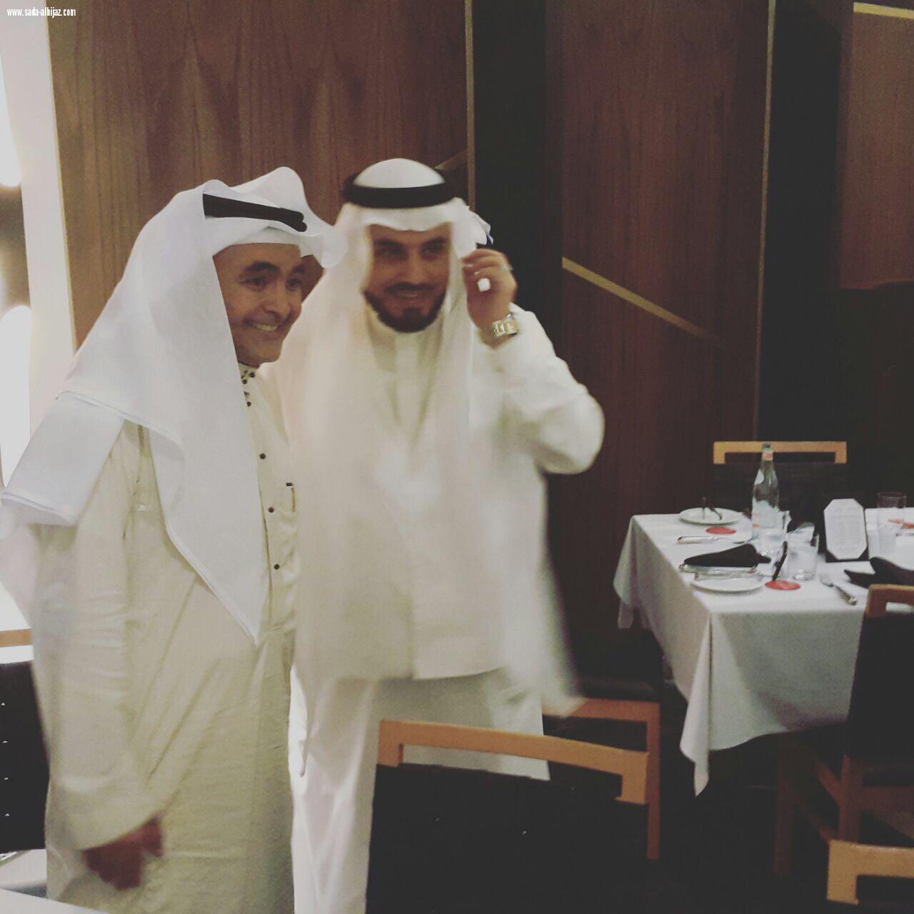 على هامش تكريمه من قبل أصدقاءه المنظمة العربية الأوربية للبيئة تكرّم محمد الراجحي 