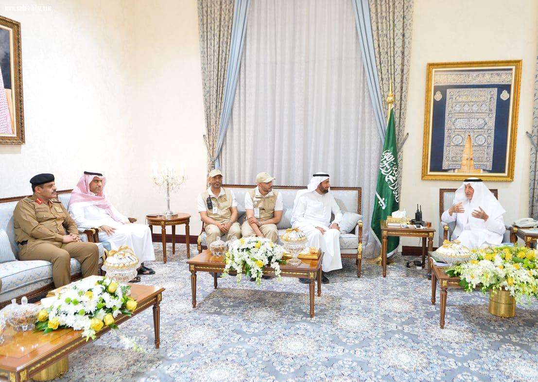 أميرمكة يستقبل في مقر الإمارة بمنى وزير الصحة الدكتورتوفيق الربيعة يرافقه عددًمن قيادات الوزارة