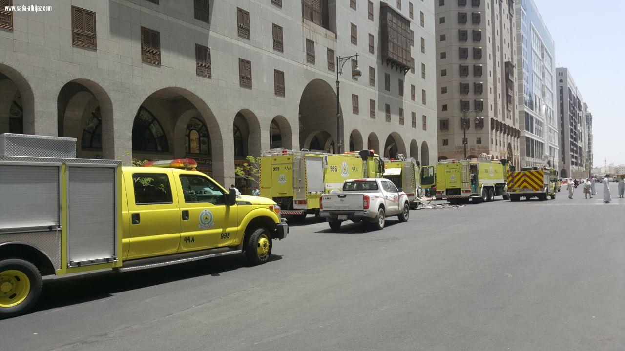 اخلاء نزلاء احد الفنادق احترازيا بالمركزية الشمالية .