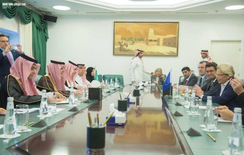 الجبير يلتقي رئيسة بعثة العلاقات مع شبه الجزيرة العربية في البرلمان الأوروبي