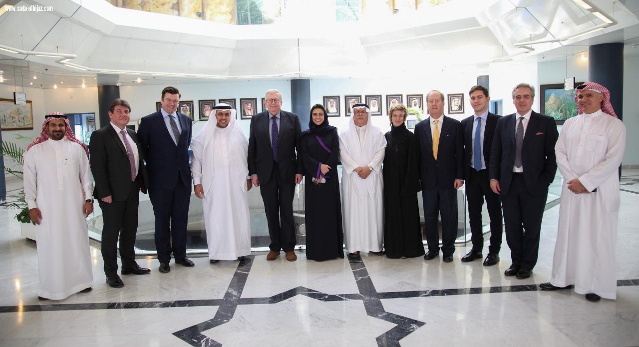 وفد من رجال الاعمال والمستثمرين  في بريطانيا يزورن غرفة جدة