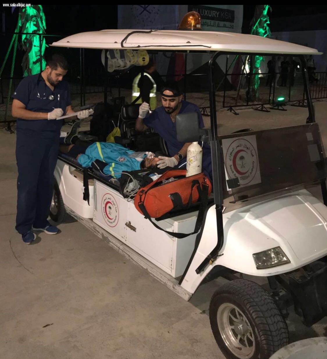 125 حالة اسعافية تباشرها فرق الهلال الأحمر خلال فعاليات الواجهة البحرية بجدة 