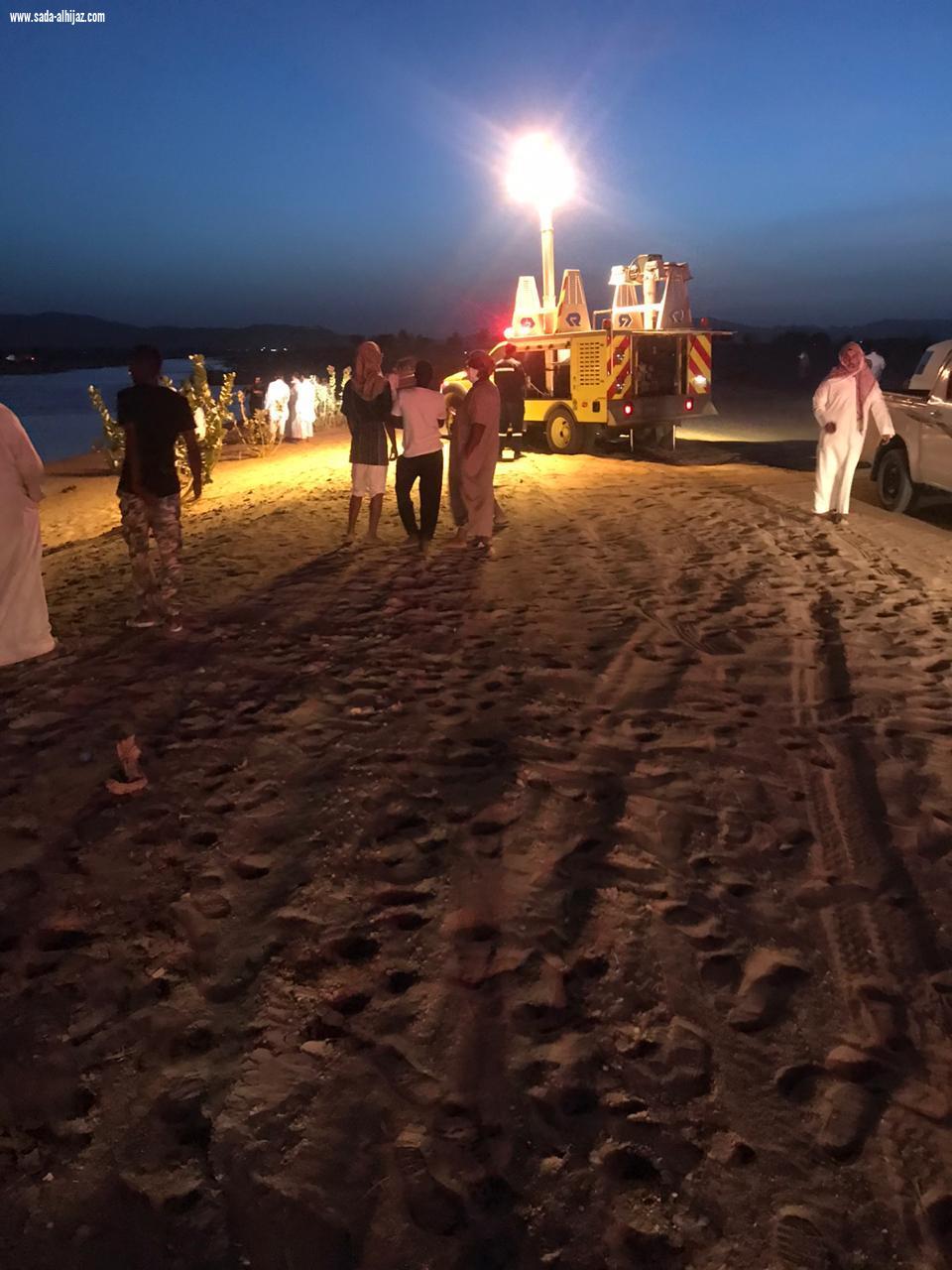 انتشال جثة طفل غريق بمستنقع وادي رنية*