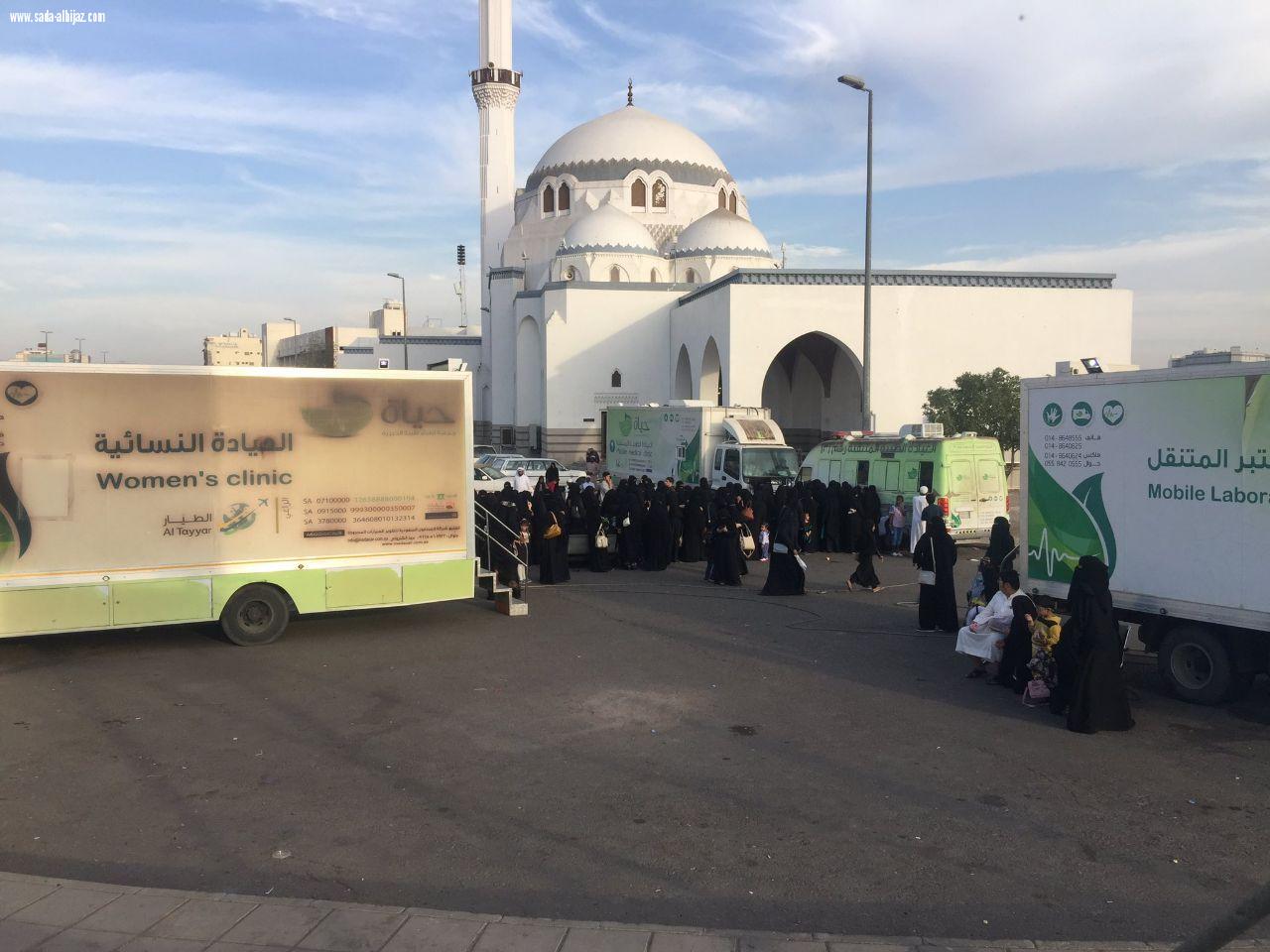 جمعية حياة تواصل تقديم خدماتها الطبية المجانية لسكان المدينة المنورة