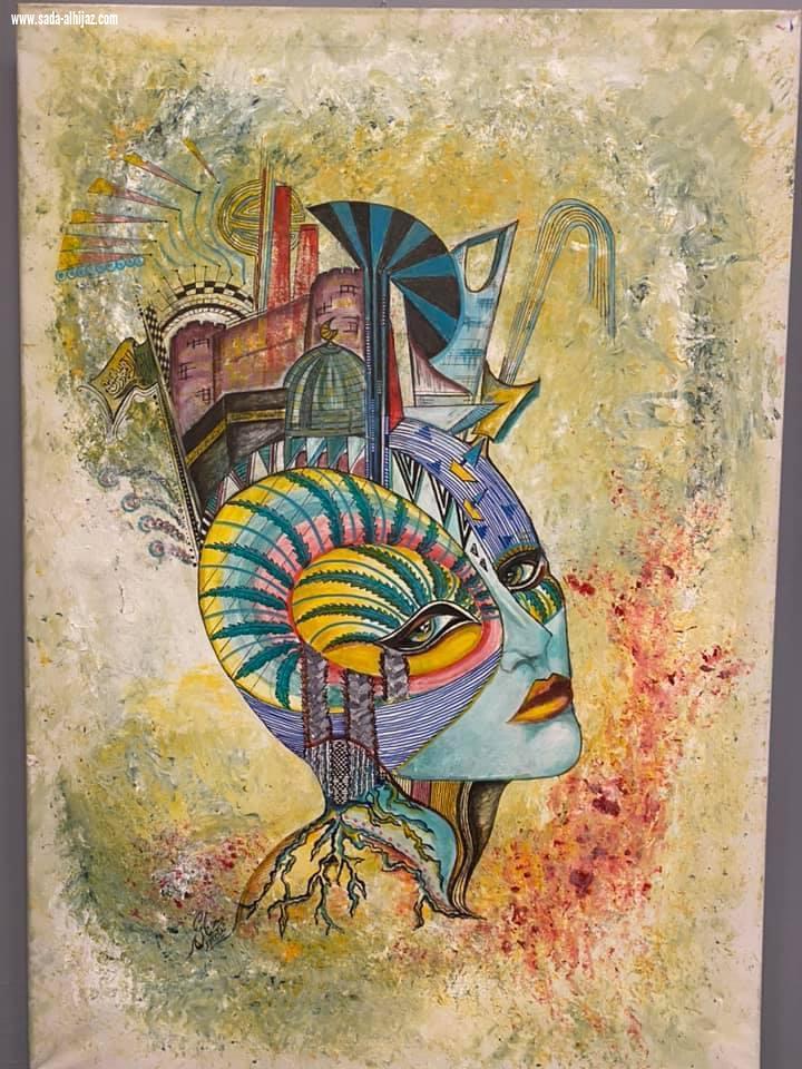 رواق أديبات ومثقفات المدينة المنورة بالتعاون مع إدارة التواصل الداخلي بصحة المدينة المنورة  معرض فن تشكيلي في مبادرة مجتمعية بعنوان