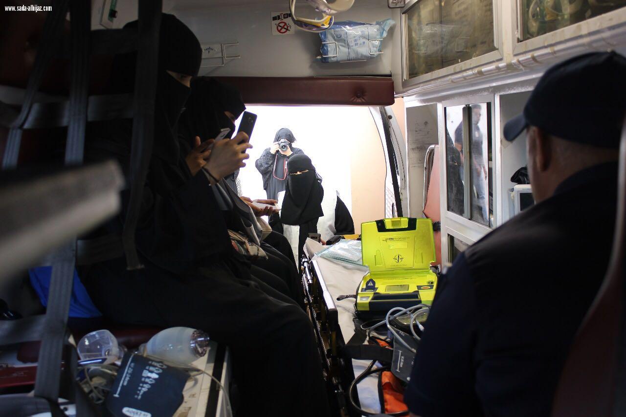 الهلال الأحمر بالمدينة وبالتعاون مع مكتب العمل التطوعي بالمدينة يعقد اولى الجلسات التدريبة للفريق التطوعي