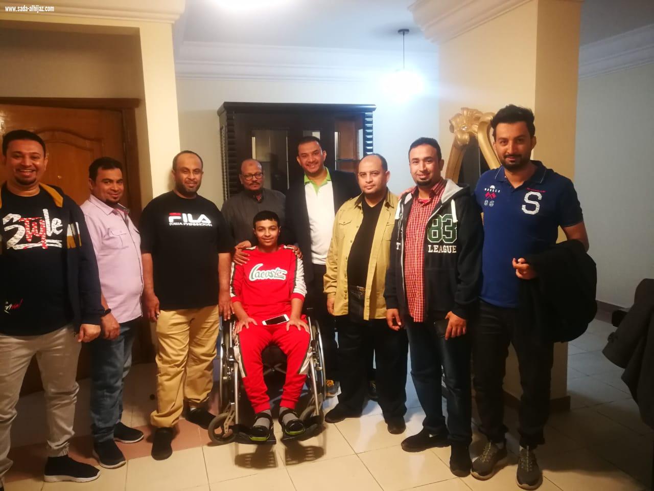 نائب شيخ شمل آل عيسى بني حمد يزور الظافري في دولة مصر الشقيقه