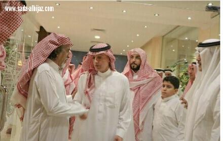 الجبير ينقل تعازي القيادة الرشيدة لأسرة محمد بن عبدالله عبدالدائم