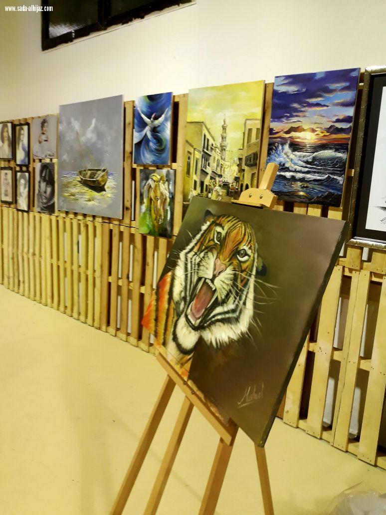 استمرار فعاليات معرض ((حكاية فن)) بينبع...