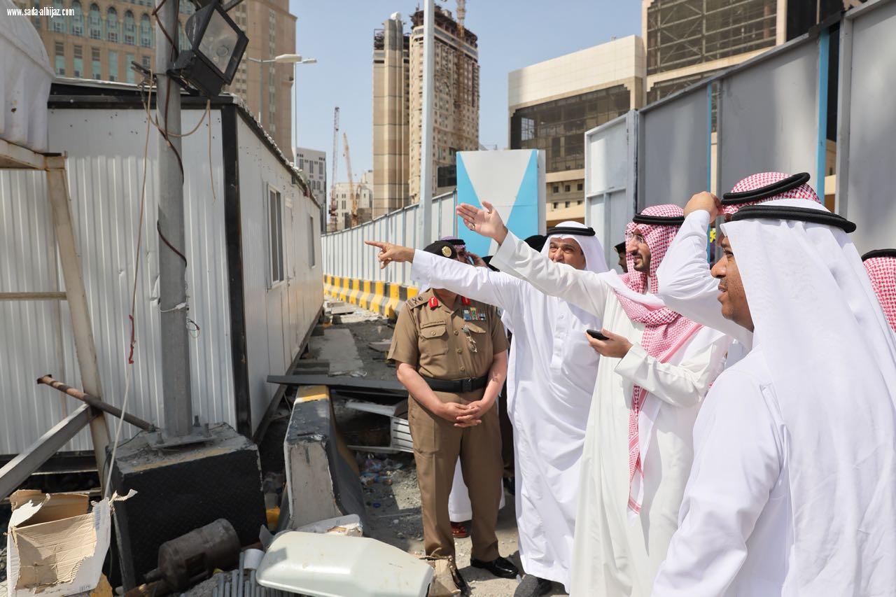 نائب امير مكة يتفقد المشاعر المقدسة 