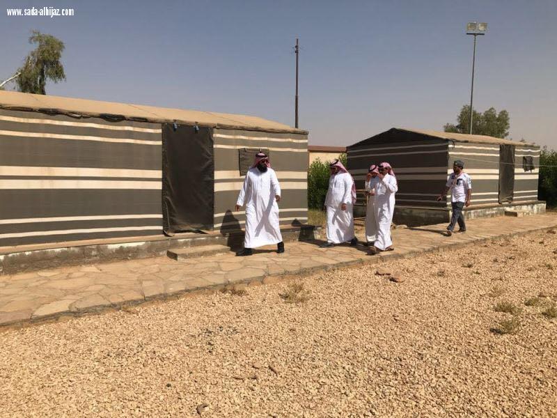 مشرف نشاط الكشفي بوزاره التعليم يتفقد مركز التدريب الكشفي بالجوف