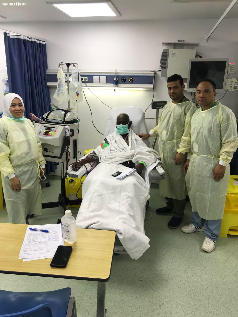 حجاج الفشل الكلوي يشكرون الصحة على تسهيل عمليات الغسيل الكلوي داخل المشاعر