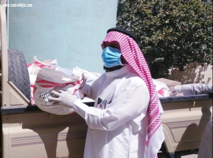 عطاءٌ دأؤبٌ وعملٌ مستمرٌ  ومبادراتٌ لإيصال المساعدات بجمعية البر بالقريع بني مالك