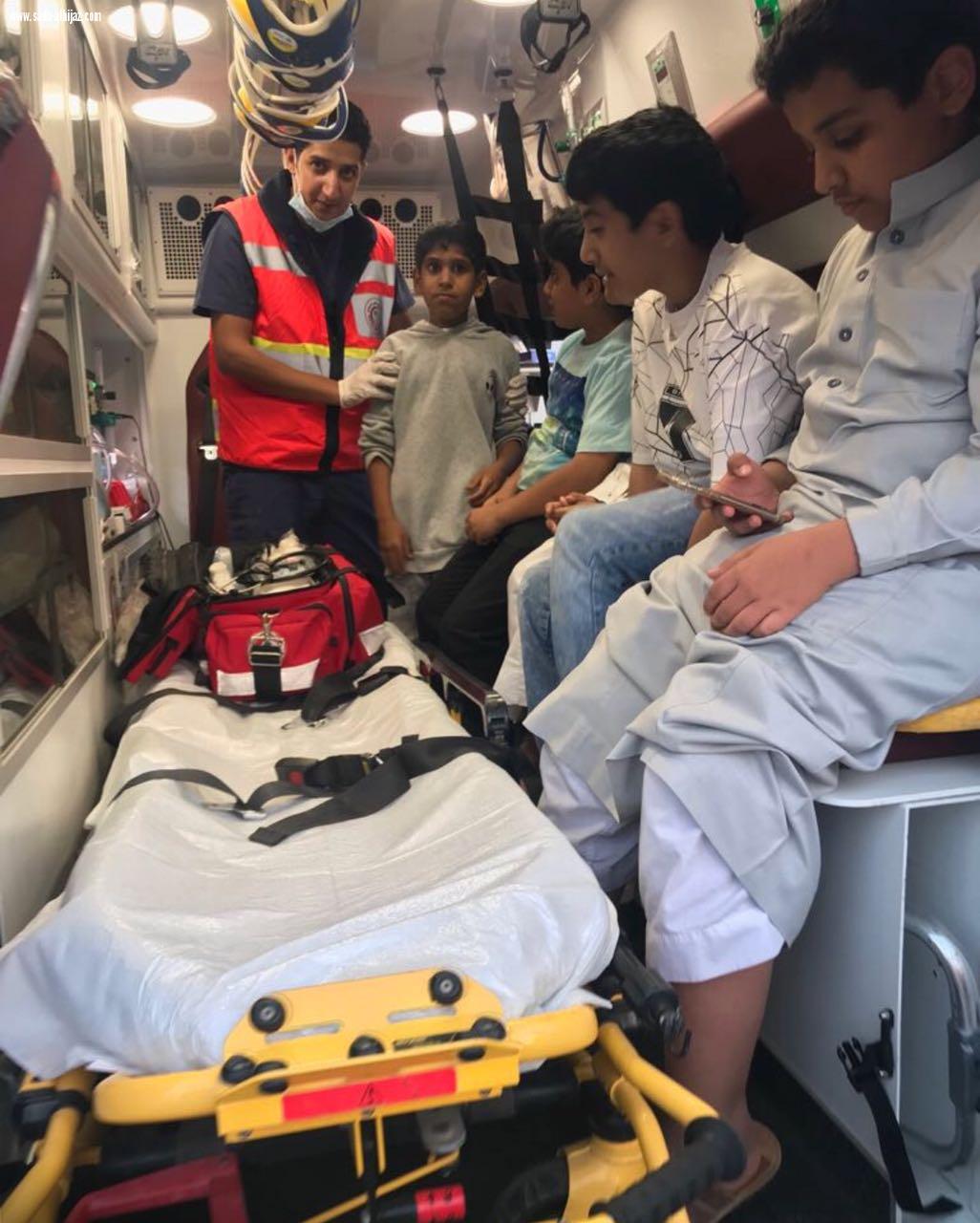 مشاركة هيئة الهلال الأحمر السعودي بمهرجان خليص السياحي الزراعي 