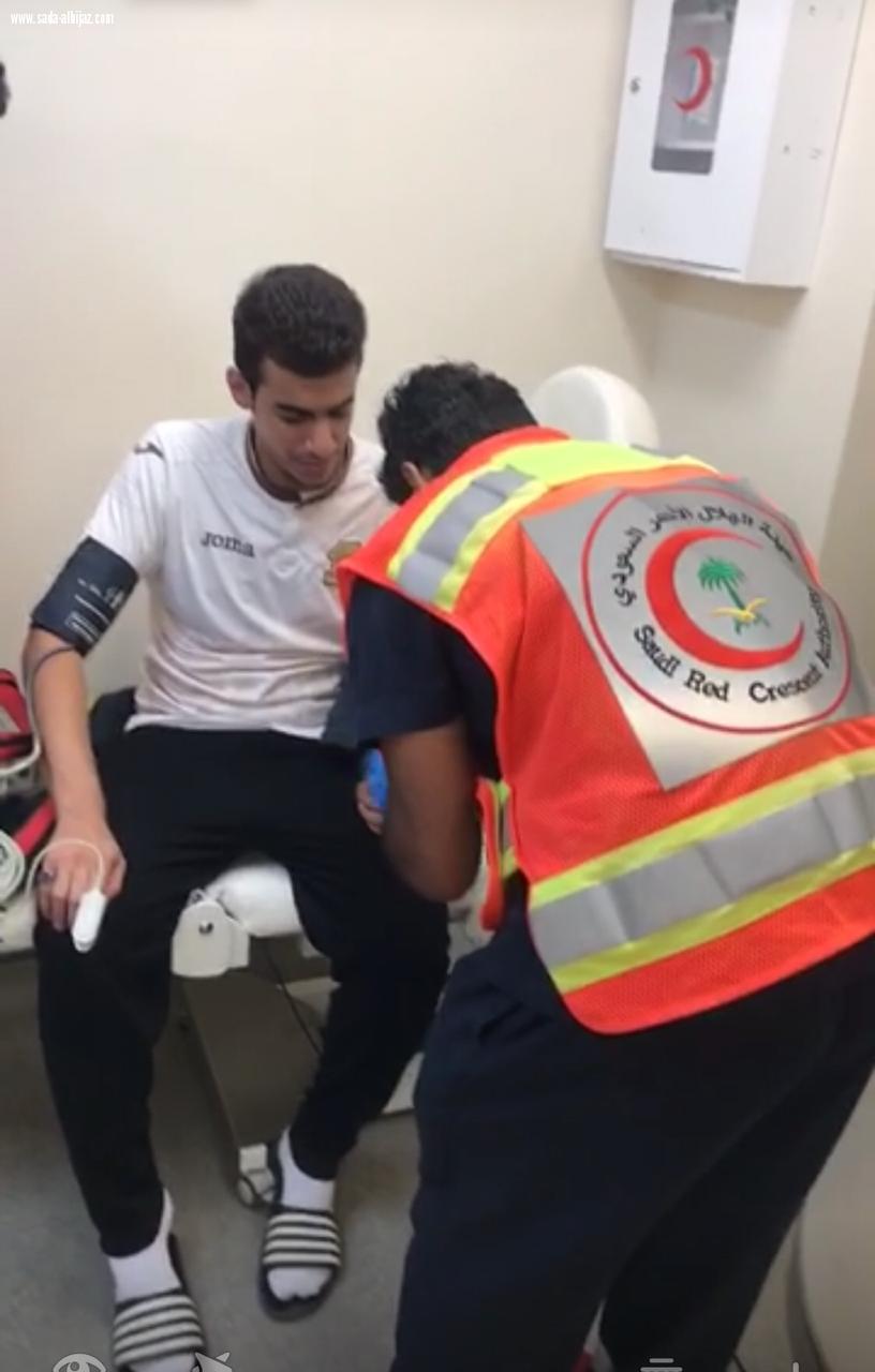 بالصور.. الهلال الأحمر يسعف       6 حالات  في مباراة نادي الاتحاد السعودي و الوصل الإماراتي بملعب الجوهرة