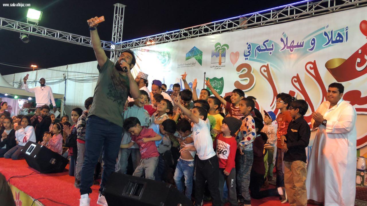 حماس كبير للاطفال على مسرح مهرجان ربيع النوارية 3 احتفاء بنجوم قناة المجد الفضائية 