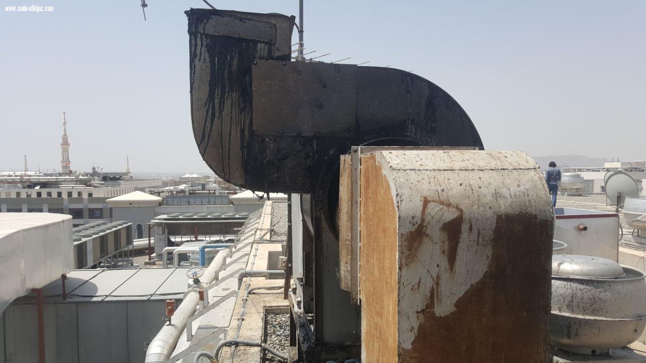 اخلاء نزلاء احد الفنادق احترازيا بالمركزية الشمالية .