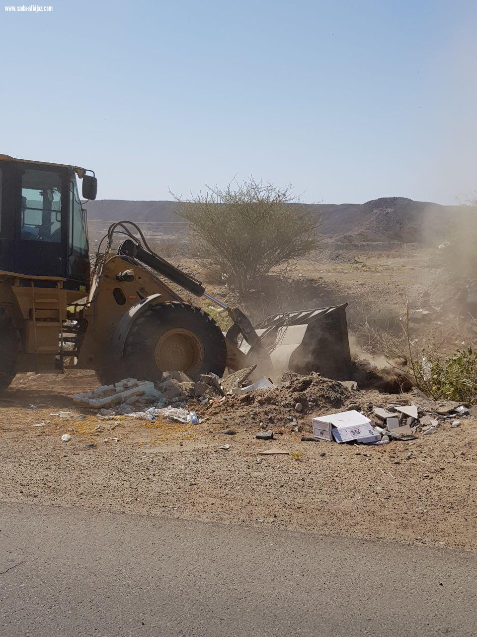 حملة بلدية محافظة خليص الشاملة لمركز الظبية والجمعةوالقرى التابعة له