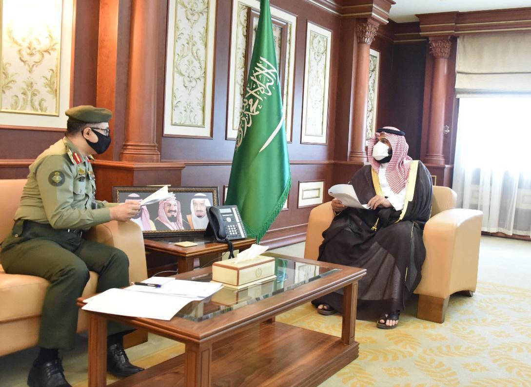 سمو نائب أمير منطقة جازان يستقبل مدير الجوازات بالمنطقة ..