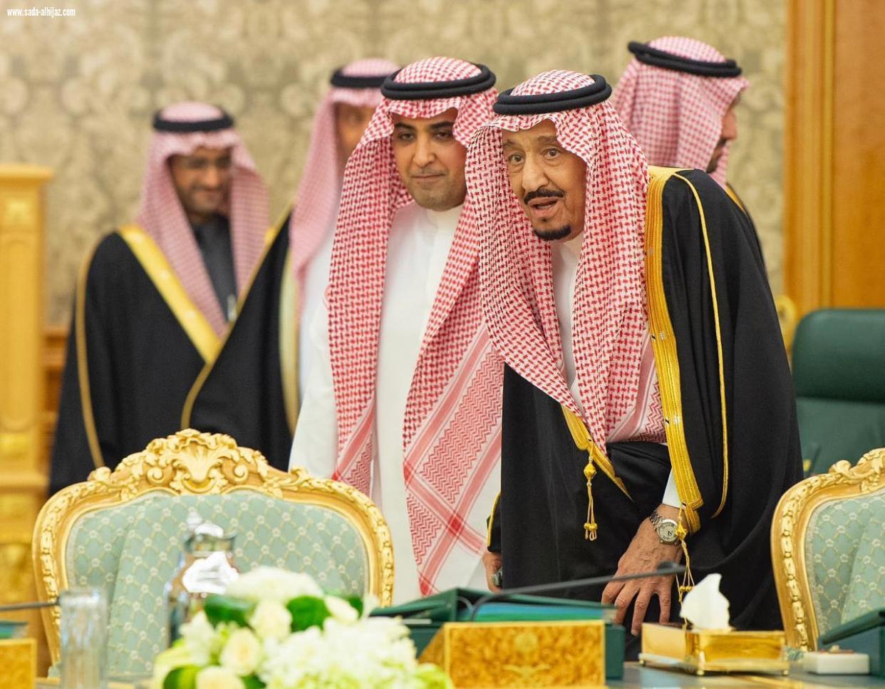 خادم الحرمين الشريفين يرأس جلسة مجلس الوزراء