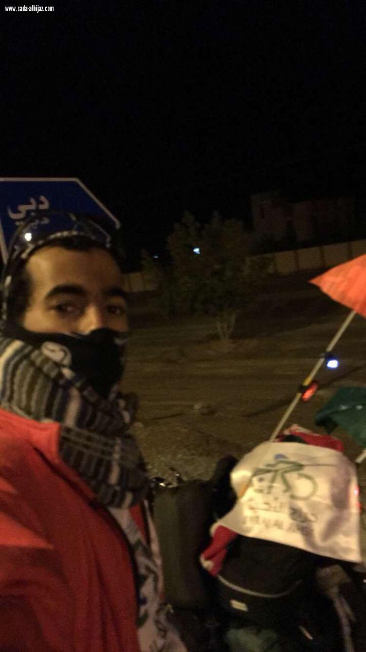 شبكة نادي الصحافة السعودي تستضيف أول رحالة عربي يقطع دول الخليج بدراجته في ستة أيام