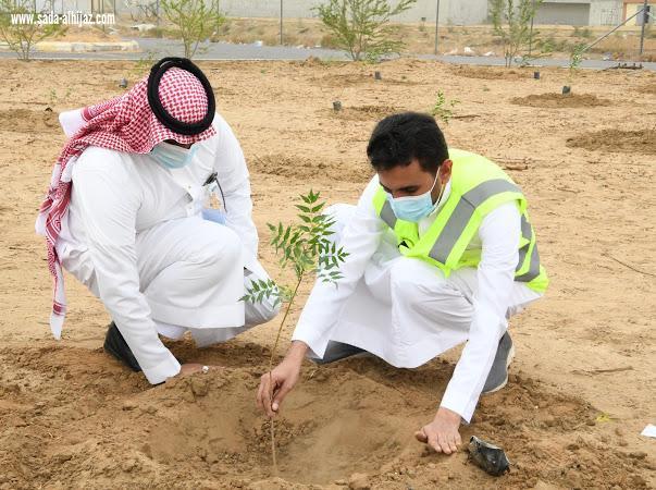 مياه جازان تزرع ٤٠٠٠ شتلة ضمن مبادرة 