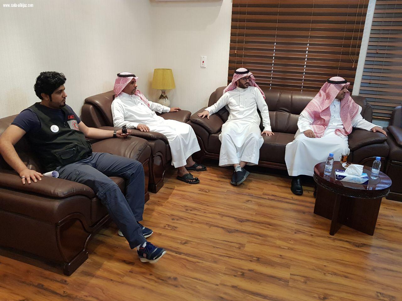 هيئة الهلال الأحمر السعودي بمنطقة المدينة المنورة تستقبل مستشار صاحب السمو الملكي امير منطقة المدينة المنورة امين مجلس المنطقة