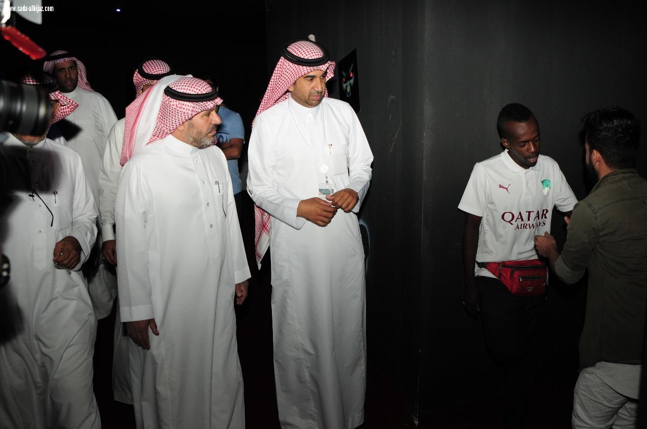 القرني ‏يتفقد مهرجان ارض المعرفه و الترفيه بجدة