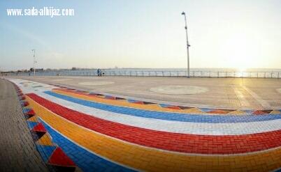 شباب شامية جازان يدينون الواجهة البحرية برسومات ثلاثية الأبعاد 