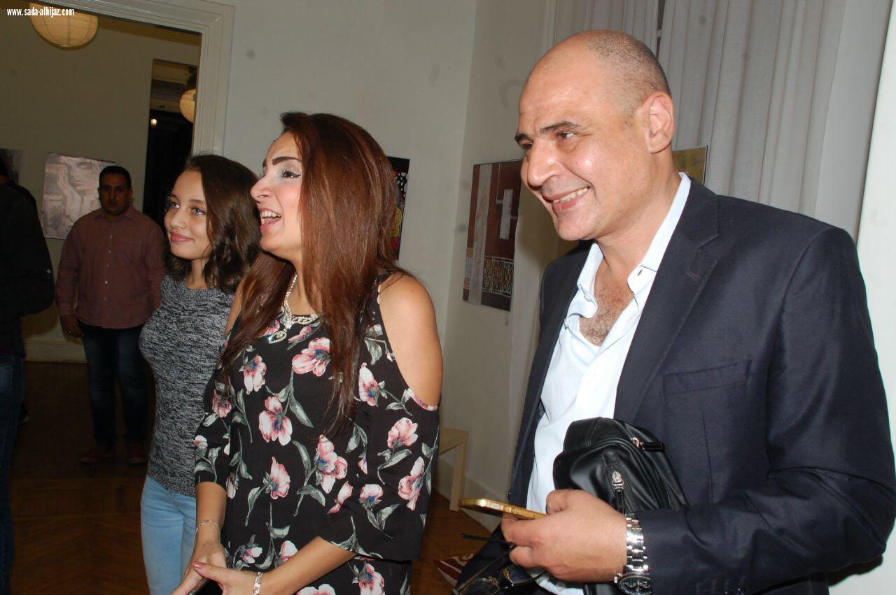 دكتور خالد سرور بحضور الدكتور عصام البزام يفتتح معرض المرأة السعودية فى المرآة بالقاهرة 