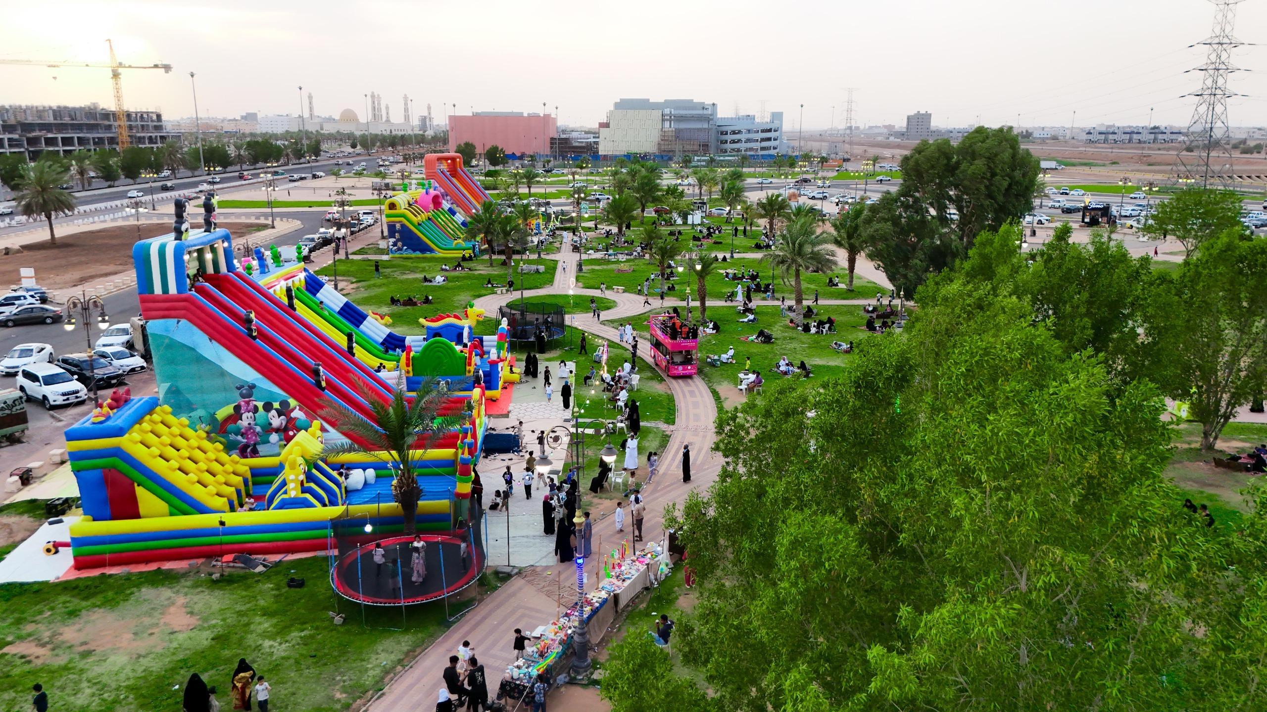 تبوك تزدهر بـ 241 حديقة وواجهة بحرية مع نهاية عام 2025