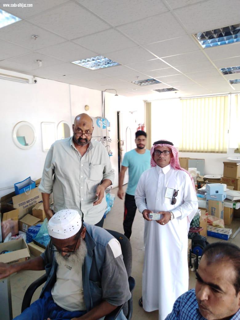مساعد مدير عام الفرع للعمل يقوم بزيارة  لعدد من المحلات التجارية المشمولة في التوطين للمرحلة الثالثة 