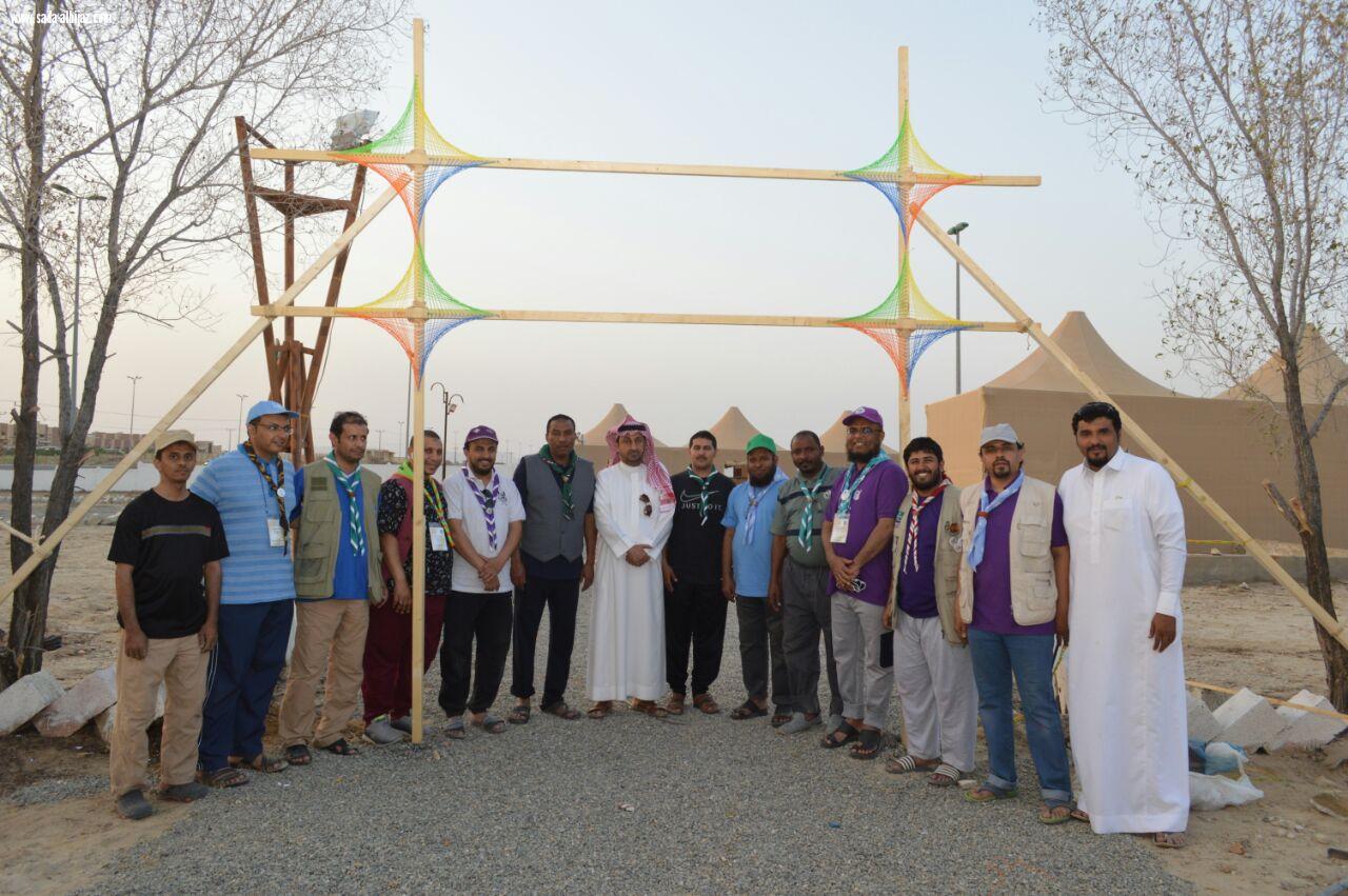 كشافة محايل تستقبل أول متدرب  و غدا  انطلاق التأسيسية 