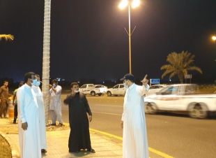 رئيس بلدية صامطة يتفقد استعدادت البلدية لإستقبال اليوم الوطني الـ 90