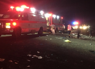 إصابة  ووفاة 17من عائلة واحدة في حادث طريق الهجرة بالمدينة 