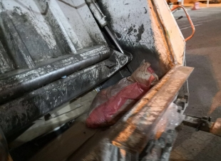 ضبط سيارة نقل في محاولة تهريب لحوم فاسدة الى مكة