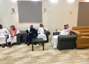 محافظ أحد المسارحة يستقبل فريق البرازيل بمناسبة تحقيق بطولة حاكمة الشتوية