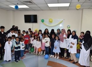 مستشفى شرق جدة يحتفل بالأطفال المرضى بعيد الفطر 
