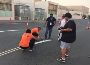 الفرق التطوعية في ملتقى مبادر تنفذ برنامجها في الميدان 