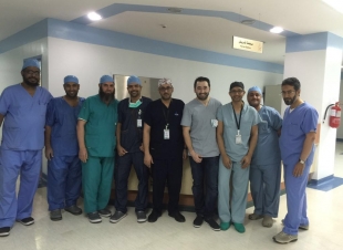 متلازمة النفق الرسغي بإستخدام المنظار بمستشفى الملك عبدالعزيز بمكة