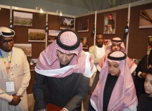 مصوري خيبر ضمن فعاليات ملتقى الوان السعوديه للمره الثاني على التوالي