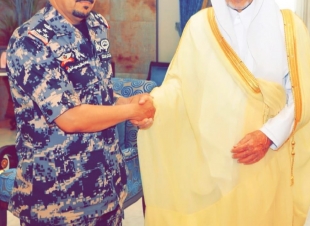 الفيصل يقلد الذيابي رتبته الجديدة