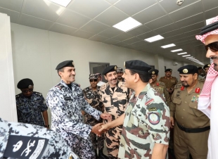 قائد قوات أمن الحج يتفقد استعدادات قوة أمن الحج للمجاهدين 