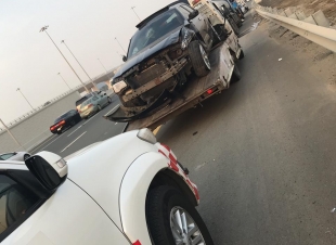 أصيب 7أشخاص في حادث مروري