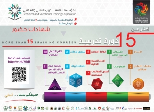 الاعلان عن  انطلاق الدورات التدريبية ضمن مهرجان خميس مشيط وبالتعاون مع الكلية التقنية  