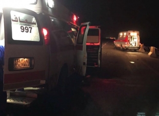 حالتا  وفاة وثلاث إصابات بحادث انقلاب مروع في جدة 