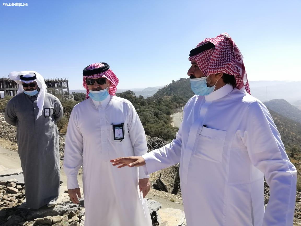 محافظ المندق يتفقد مشروع منتجع ليدي كلاودز السياحي