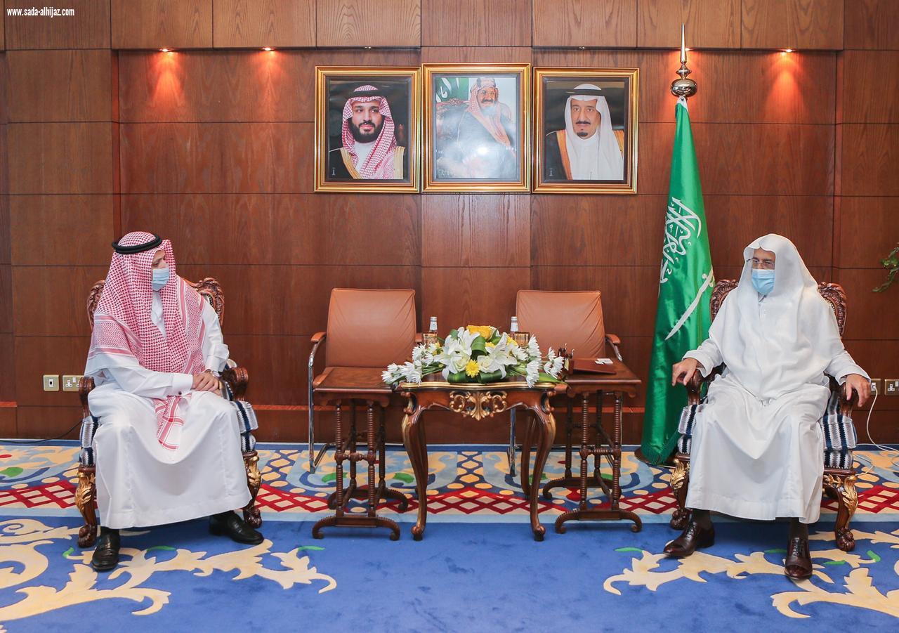 وزير الشؤون الإسلامية يستقبل السفير السعودي المعين لدى البوسنة